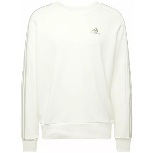 ADIDAS SPORTSWEAR Sportska sweater majica 'Essentials' svijetlosiva / bijela