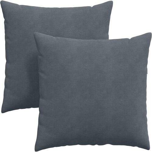  Jastučići za sofu 2 pcs Tamno siva 60 x 60 cm Kordura tekstil Slike