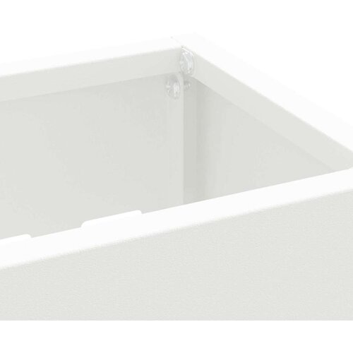  Stalak za ki&amp;scaron;obrane Bijela 28 x 12 x 41 cm Čelik Slike