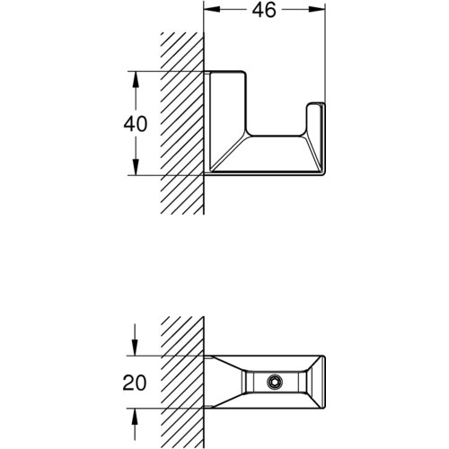 Grohe Selection Cube Ve&amp;scaron;alica 40782000 Slike