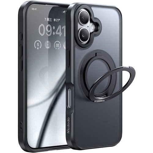 McDodo ETUI PC-4930 MAGSAFE DLA IPHONE 16 Z STOJAKIEM (CZARNE), (5000086754) Cene