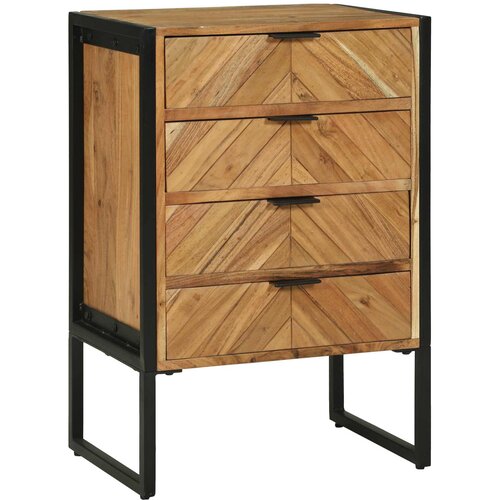  Kreveta 50 x 35 x 75 cm Čvrsto drvo akacije Cijene