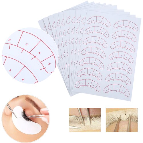 INF Under Eye Pads Stickers Obliži za podaljševanje trepalnic 140 kosov White, (21278716) Cene