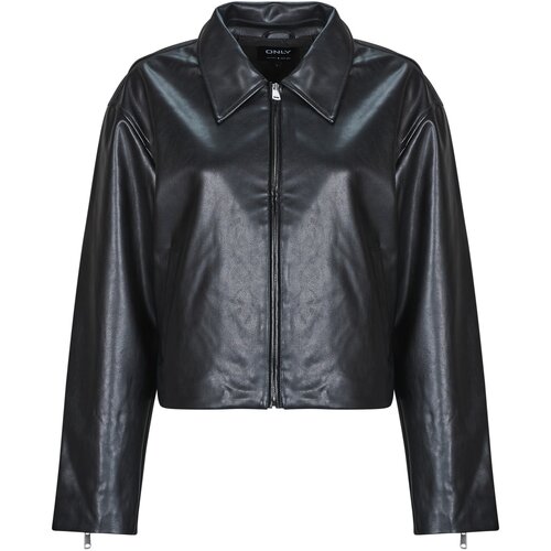 Only Usnjene jakne &amp;amp; Sintetične jakne ONLNICKI FAUX LEATHER Črna Slike