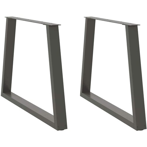  Noge za blagovaonski stol V-oblika 2 kom antracit 90 x (72-73,3) cm čelik Cijene