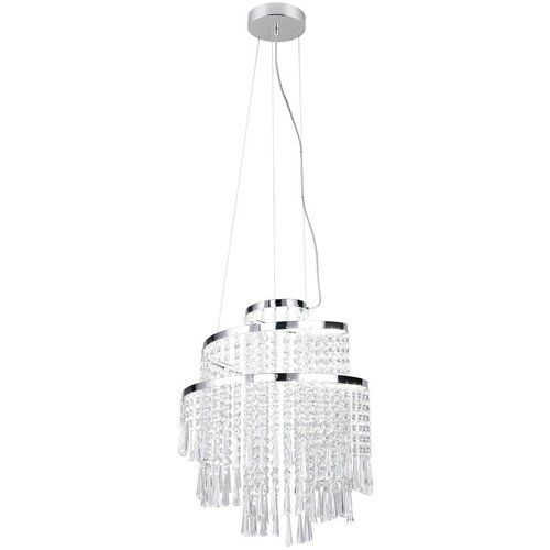 Tri O LED viseča svetilka v srebrni barvi ø 38 cm Pomp – Cene