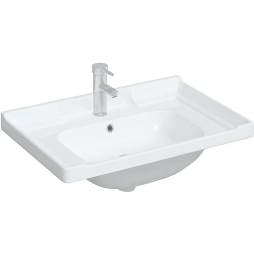 vidaXL Kupaonski umivaonik bijeli 71 x 48 x 23 cm pravokutni keramički Cijene