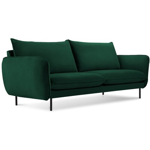 Cosmopolitan Design Tamnozelena baršunasta sofa 160 cm Vienna - Cijene
