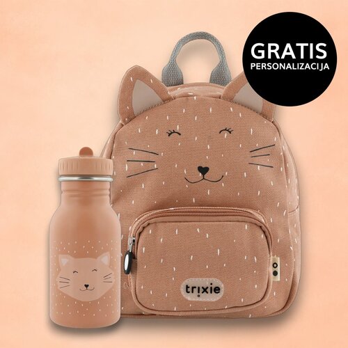 Trixie otro&amp;scaron;ki nahrbtnik small + steklenička 350 ml mrs. cat Slike
