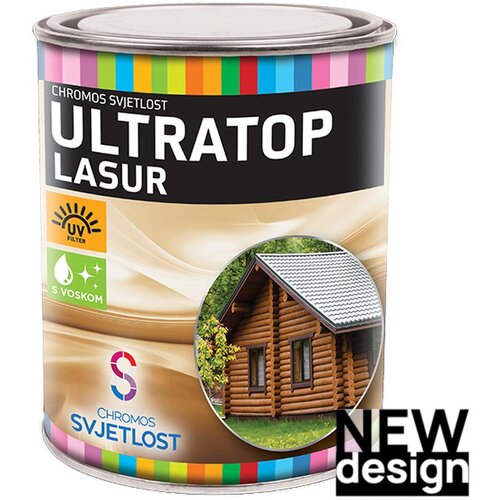 CHROMOS SVJETLOST lazura za drvo ultratop bezbojna 0,75 l Cene