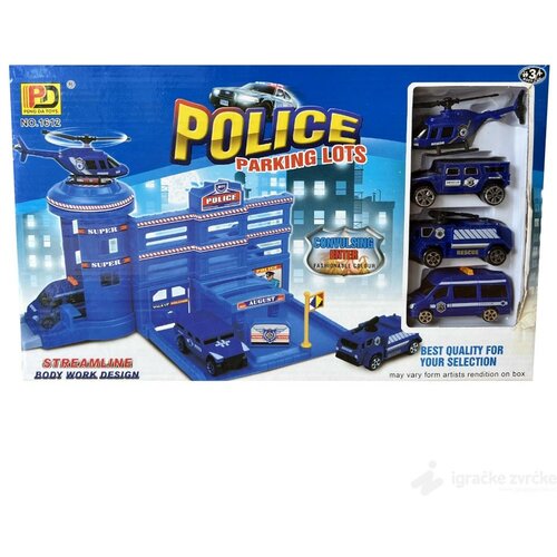 RAZNO Policijska Parking garaža igračka Cene