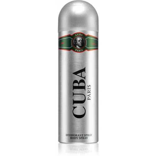 Cuba Green dezodorant za moške 200 ml