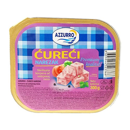 AZZURRO Ćureći narezak, 300 g Slike