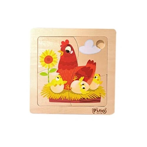 Pino Mini - slagalica Koka i pilici (4 elementa) ( 4733.6 ) Cene