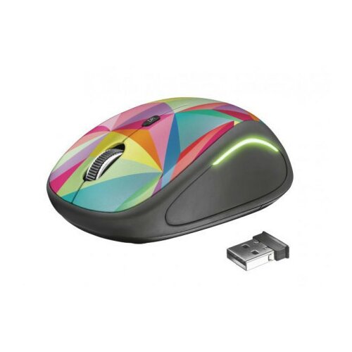Trust YVI FX bežični optički miš 1600dpi višebojni 22337 bežični miš Cene