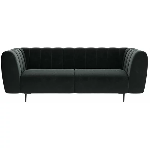 Ghado tamno sivi baršunasti kauč Shel, 210 cm