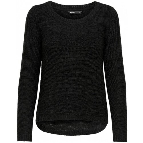 Only Puloverji Knit Geena - Black Črna Cene