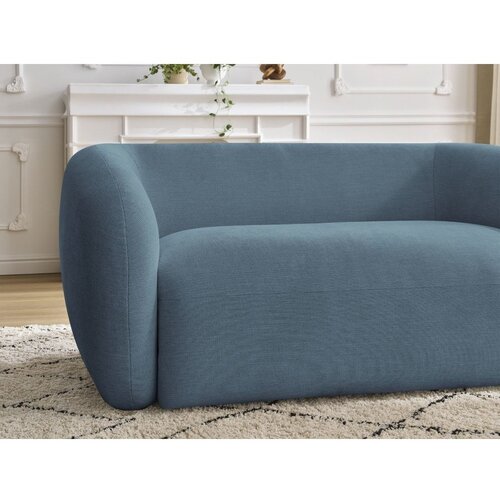 Bobochic Paris Modra sedežna garnitura iz &amp;scaron;enilje 160 cm Celine &amp;ndash; Slike