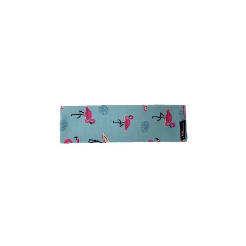 Kukadloo Headband - turquoise - flamingos Cene