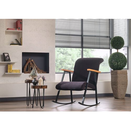 Atelier Del Sofa Naslonjač za ljuljanje YOKE crna, Yoka - Black Cijene