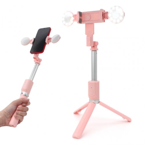  Mini tripod sa led rasvetom R8 pink Cene