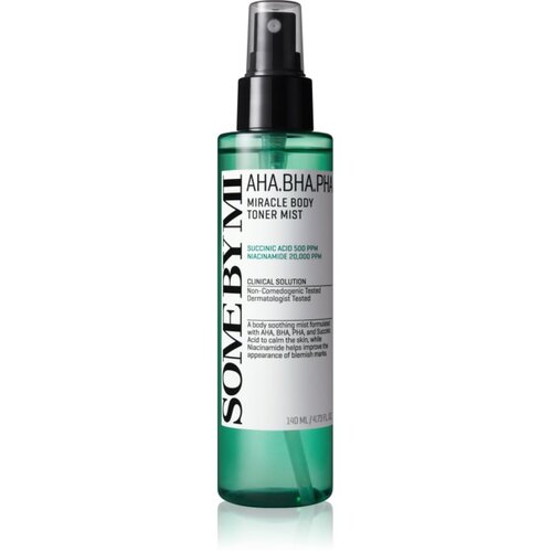 SOMEBYMI AHA∙BHA∙PHA 30 Days Miracle Body Toner Mist meglica za telo primerno tudi za občutljivo in problematično kožo 140 ml Cene