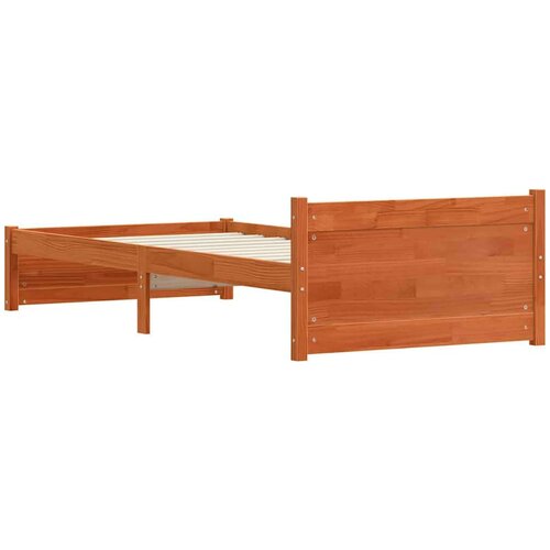  Krevetna konstrukcija s uzglavljem Vo&amp;scaron;tano smeđa 75 x 190 cm Slike