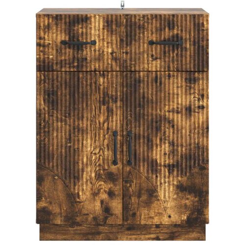  Kreveta Dimljeni hrast 66 x 34 5 x 87 cm Konstruirano drvo Slike