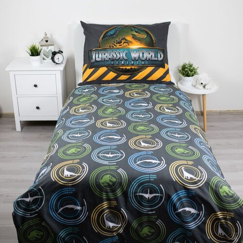 Jerry Fabrics Pamučna dječja posteljina za krevet za jednu osobu 140x200 cm Jurassic World &amp;quot;T-Rex&amp;quot; &amp;ndash; Slike