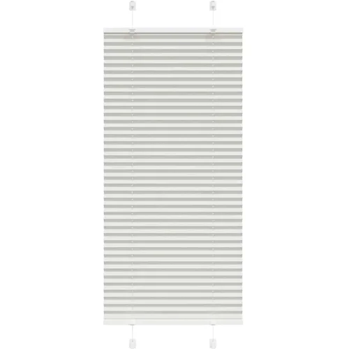vidaXL Plisirana roleta svijetlosiva 65x100 cm širina tkanine 64,4 cm vidaXL Plisirana roleta svijetlosiva 65x100 cm širina tkanine 64,4 cm