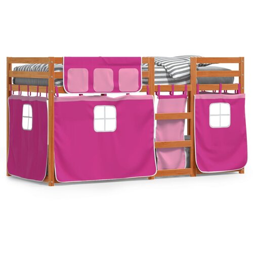  The living store pograd z zavesami roza 90x200 cm trdna borovina - pograd, (21488547) Slike