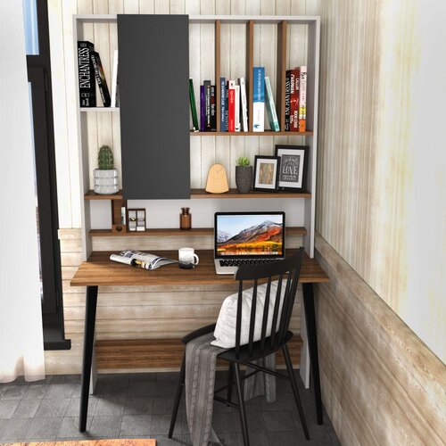 Woody Fashion Radni sto Wood White Walnut Cene