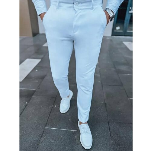 DStreet Spodnie męskie białe UX3770 Slike
