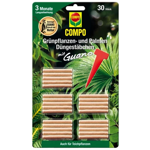 COMPO Gnojilne paličice za zelene rastline in palme Compo (30 kosov)