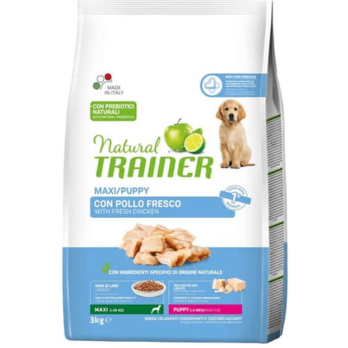 Trainer daily nutrition maxi puppy & junior with fresh chicken - hrana za štence velikih rasa - sa piletinom (3kg i 12kg) 3kg Cene