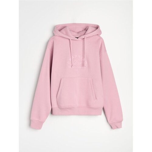 Sinsay Hoodie dukserica s džepom i vezenim natpisom Cijene