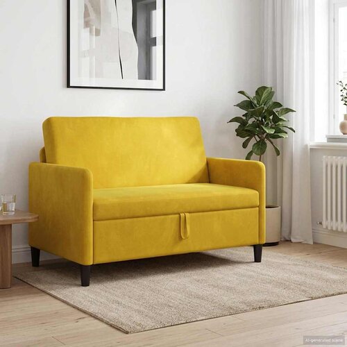 SOFA s pohranom Žuta 122 x 78 x 87 cm Poliester Cijene