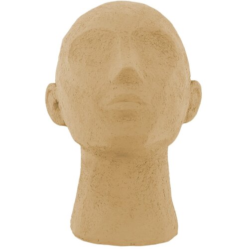 PT LIVING Peščeno rjava dekorativna figurica Face Art, višina 22,8 cm Cene