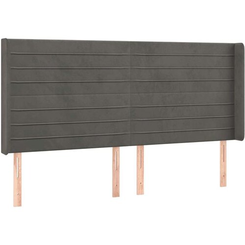  Box spring s madracem LED tamnosivi 180x200 cm bar&amp;scaron;un Slike
