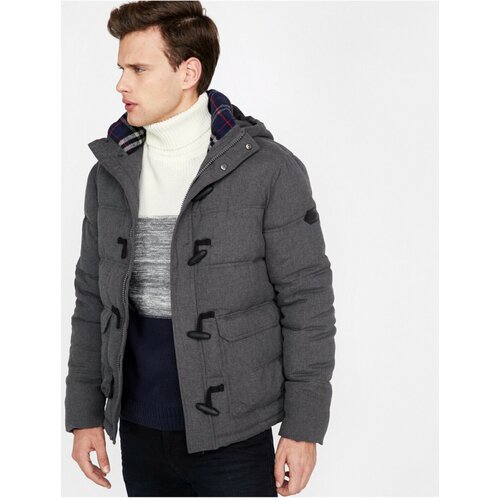 Koton Winter Jacket - Gray - Puffer Slike