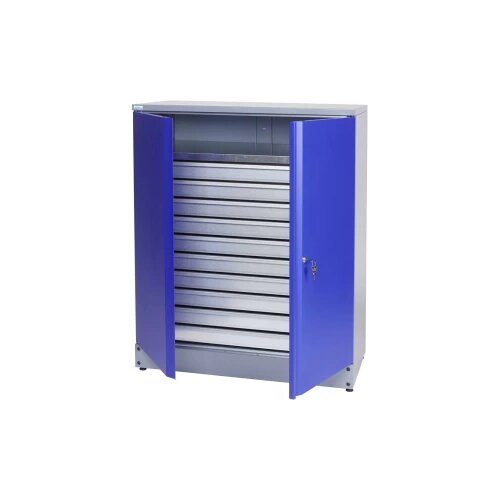 KÜPPER 70697 visoki ormar za alat (&Scaron; x V x D) 91 x 110 x 45 cm plava boja, srebrna Cijene