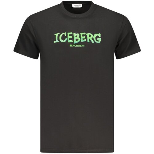 Iceberg Mu&amp;scaron;ka majica kratkih rukava crna Slike