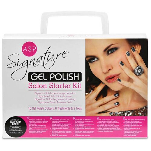 ASP Dodatki za nego nohtov Signature Gel-Lack Salon Starter-Set Cene