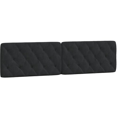 Maison Chic posteljno vzglavje - vzglavna omarica - vzglavna stranica črna 200 cm žamet, (21704365) Cene