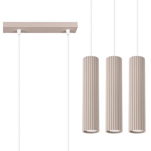  Brilagi - LED luster na sajli CRESTO 3xGU10/10W/230V taupe Slike
