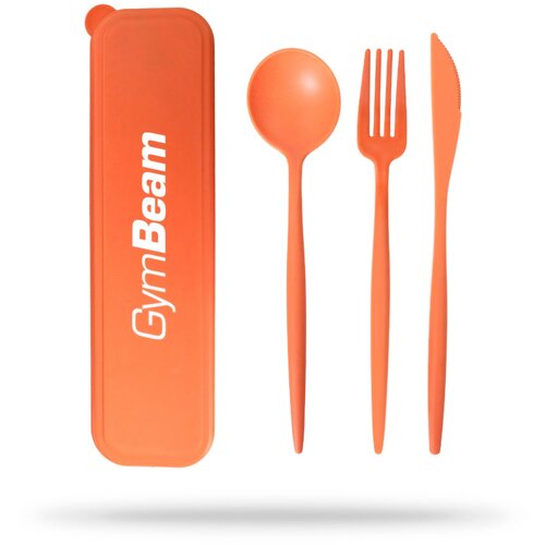 GymBeam Set pribora za jelo 2GO Orange Slike