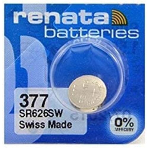 Renata baterija 377 1,55V srebro oksid dugme baterija za sat, pakovanje 1kom Slike