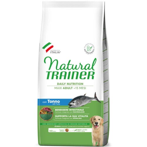 Natural trainer Daily Nutrition Adult Maxi - tuna 12 kg Cene