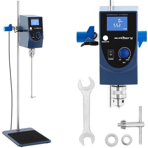 Steinberg Systems High-Performance Mechanical Laboratory Stirrer with Timer - 2500 RPM, (21740201) Cene