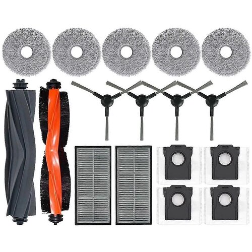 INORCO Za X30/X30 Pro Ultra robotski sesalnik Rezervni deli Glavna stranska krtača HEPA Filter Mop krpa Vrečke za prah, (21851803) Slike